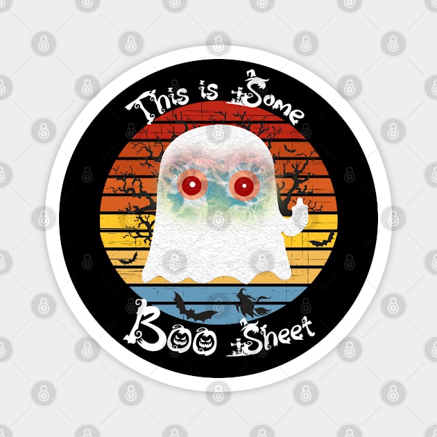 This Is Some Boo Sheet Ghost Magnet by Db Printed